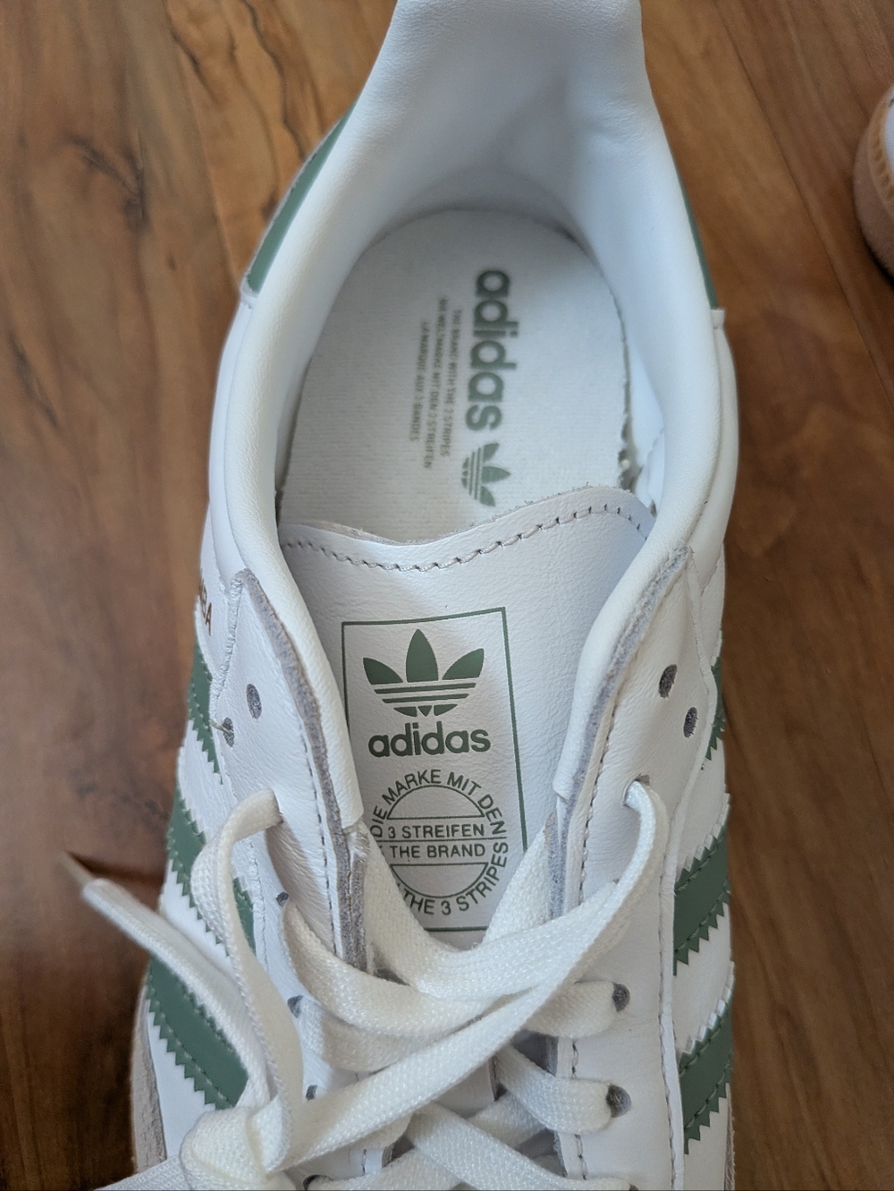 Adidas Samba OG J Silver Green/Cloud White Sneaker - Picture 11 of 14